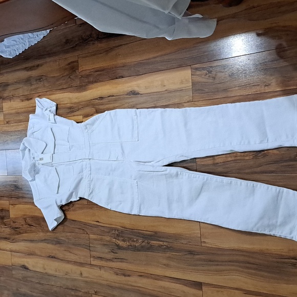GOOD AMERICAN COTTOM TWILL JUMPSUIT SOLD OUT IN NORDSTROM..HTF SIZE 2 . MEDIUM - Picture 2 of 6